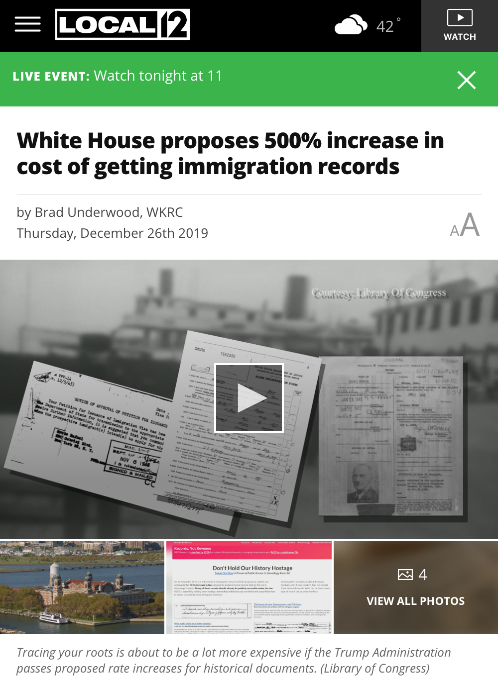 White House proposes 500% increase in cost of getting immigration records